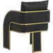 Baz Napa Black Dining Armchair